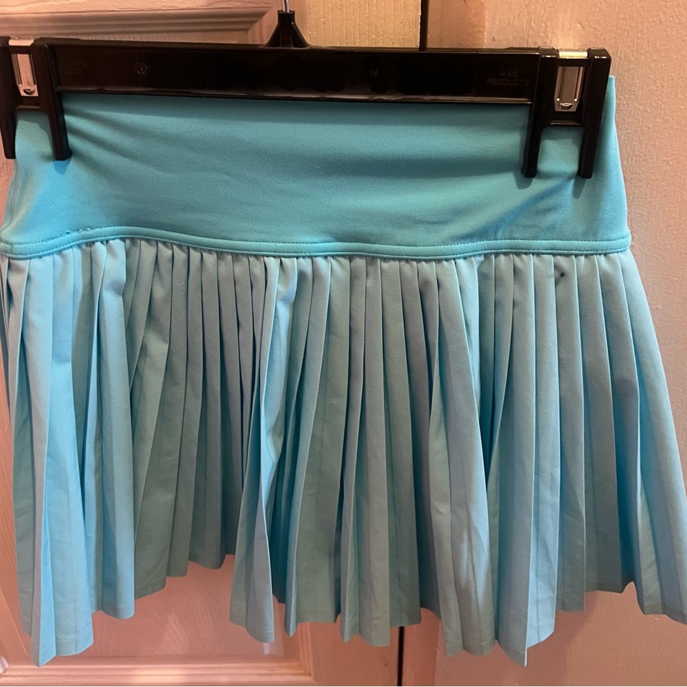 Blue Pleated Tennie Skirt